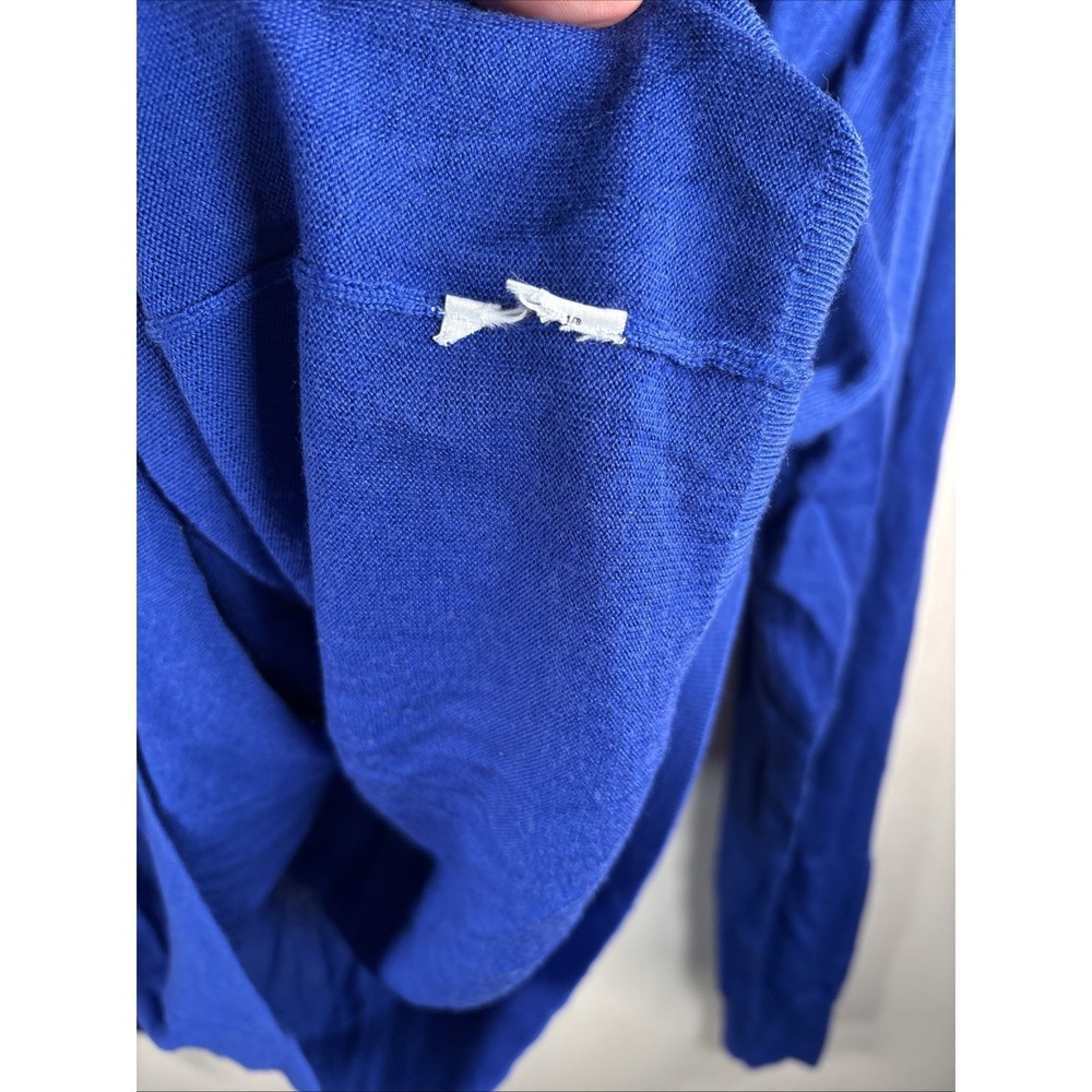 Polo Golf Ralph Lauren Sweater Mens XL Blue Washable Merino Wool Mock Neck - Picture 9 of 10